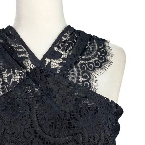 Leifsdottir Flores Filigree Lace Black Dress - Picture 10 of 12